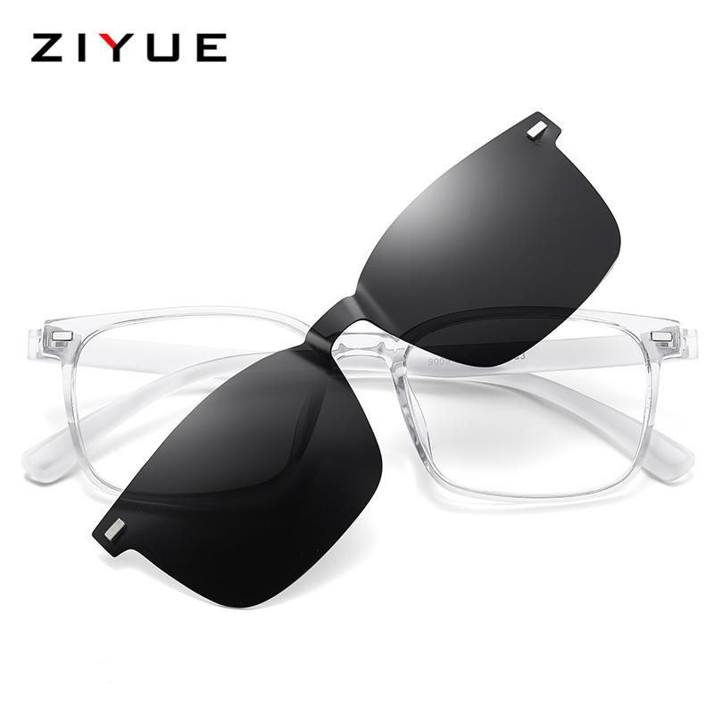 

Сверхлегкие мужские поляризационные солнцезащитные очки-клипоны TR90 с защитой от УФ-лучей - Модные рецептурные очки в уличном стиле для активного отдыха