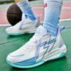 Low-top Actual Combat Mesh Surface Breathable, Non-slip, Wear-resistant, Shock-absorbing, Lightweight Soft-soled Student Luminous Sports Shoes