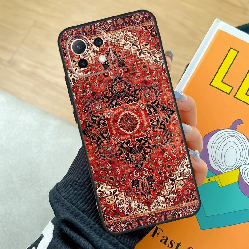 Persian rug art Case For Xiaomi 15 14 13 Ultra 11T 12T 13T 14T Pro POCO X7 X3 X5 X6 Pro F5 F6 F7 Pro Coque