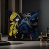 Game Little Nightmares Cushion Cover Anti-dustmite Pillowcase Invisible Zipper Silky Short Plush Sofa Cushion Cover