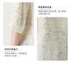 100% Mulberry Silk Round Neck Elegant Artistic Jacquard Silk Top Women's T-shirt