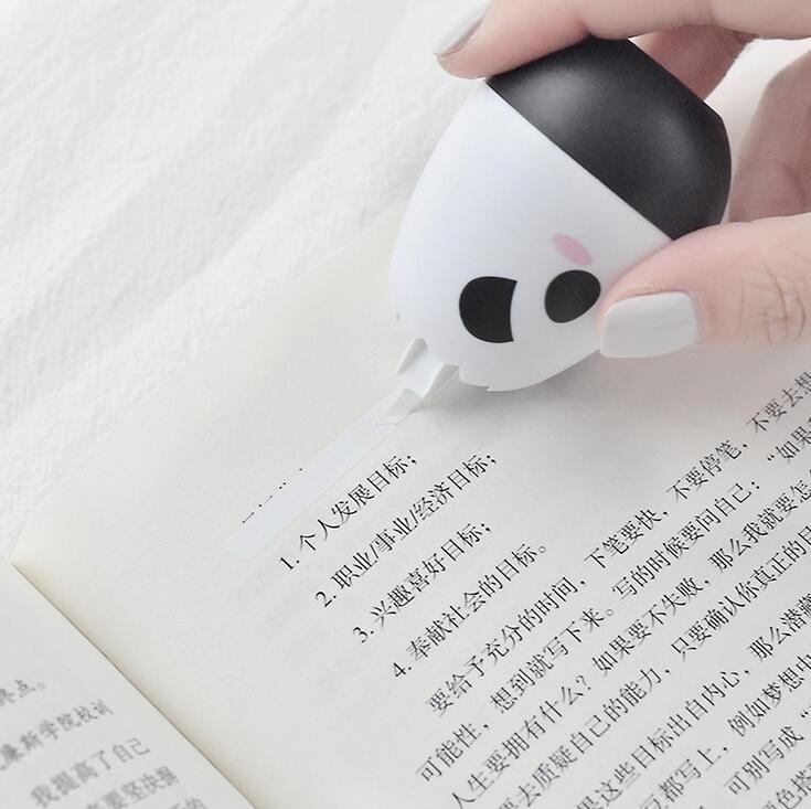 Novelty Animal Egg Press Type Decorative Correction Tape Diary Stationery School Supply Random