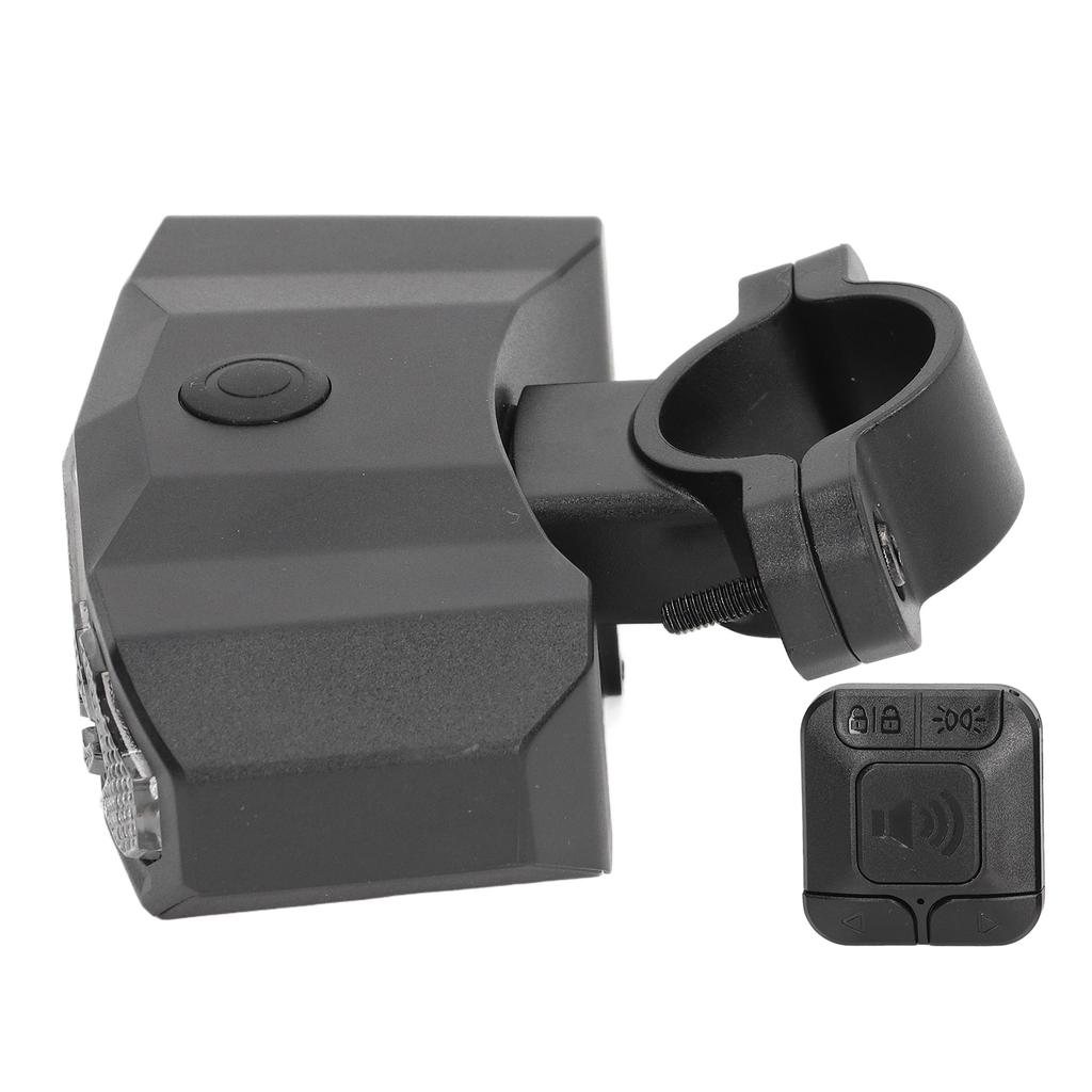 Multifunkční chytré zadní brzdové světlo na kolo s dálkovým ovládáním, funkcí protizlodějského alarmu, 6 výstražných režimů