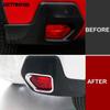 For Subaru XV Crosstrek SUV 2018-  Chrome Fog Tail Light Lamp Cover Trim Foglight Foglamp Protector Exterior Accessories