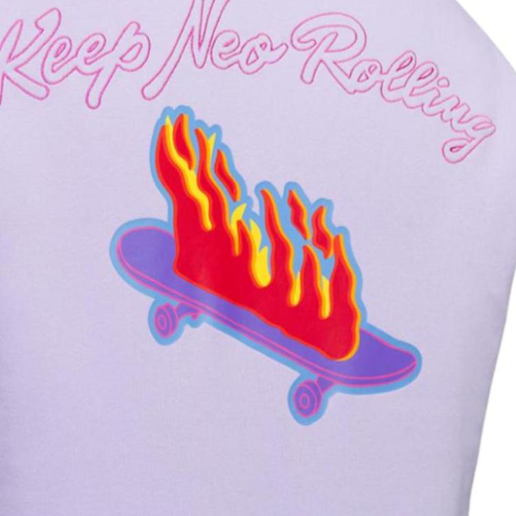 Adidas Neo Color Block Letter Print Baseball Jacket Unisex Jackets Light-Purple IK5428