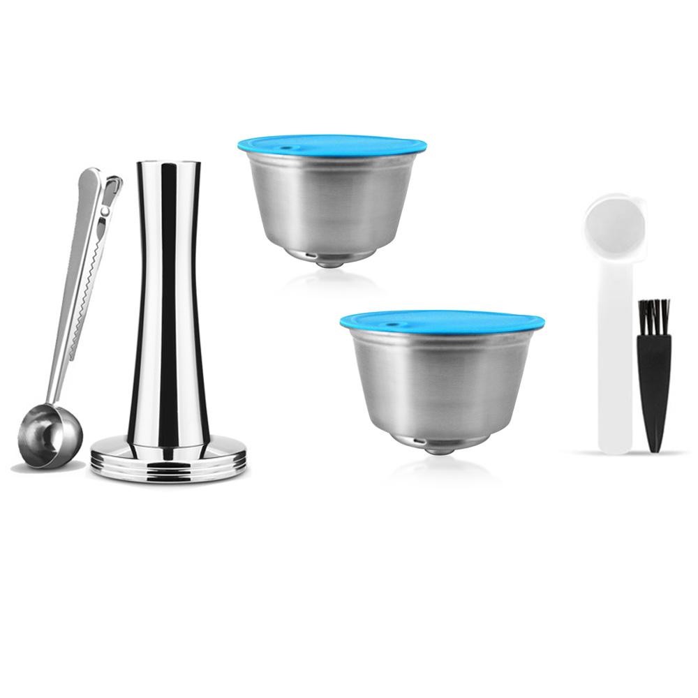 Refillable Coffee Capsule For Dolce Gusto Machine Reusable Stainless Steel Filter Cup Nespresso Coffee Maker Accessories