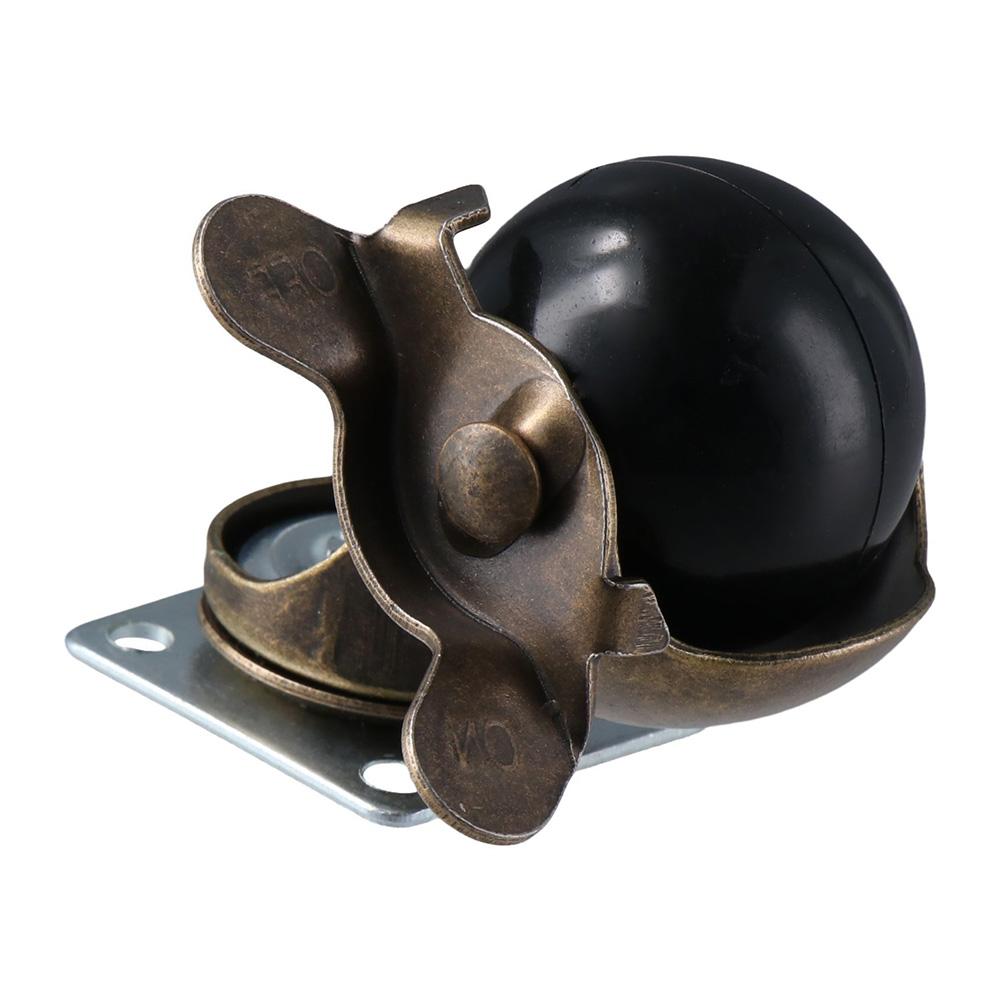 Degree Heavy Duty 1.5/2" Ball Caster Wheels Furniture Wheels Brass Castor Swivel Plate Ball Casters