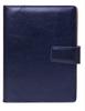 A5 6-Ring Notebook with 100 Sheets PU Leather Spiral Bound College Diary Featuring Phone Holder and Pockets Style Loose-leaf
