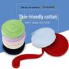 Elastic Cotton Knit Piping Tape for Baby Clothes and No-Iron Decoration