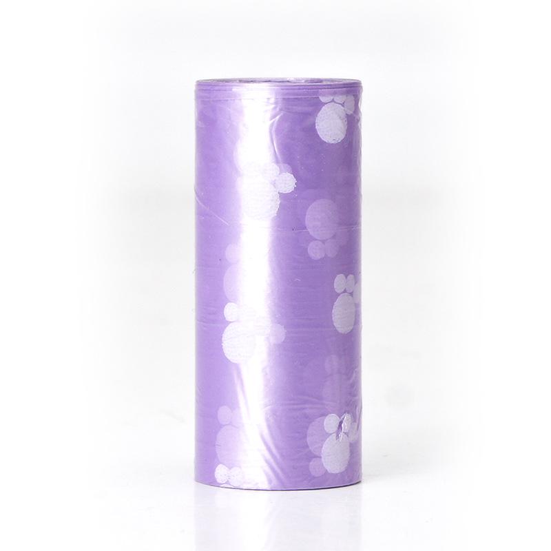 Dog Walking Portable Solid Color Poop Bags