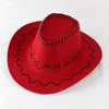 Men Cowboy Hat Simple and Fashionable European Retro Western Cowboy Hat, Suitable for Outdoor Travel, Beach Play Sun Shade Hat.