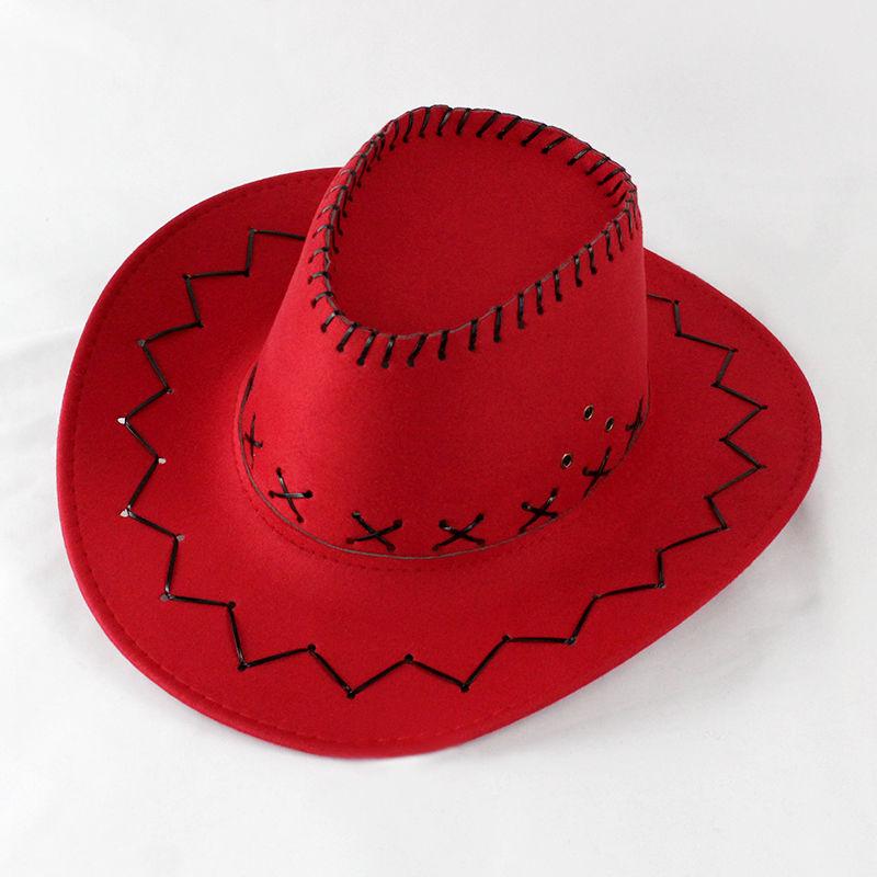 Men Cowboy Hat Simple and Fashionable European Retro Western Cowboy Hat, Suitable for Outdoor Travel, Beach Play Sun Shade Hat.