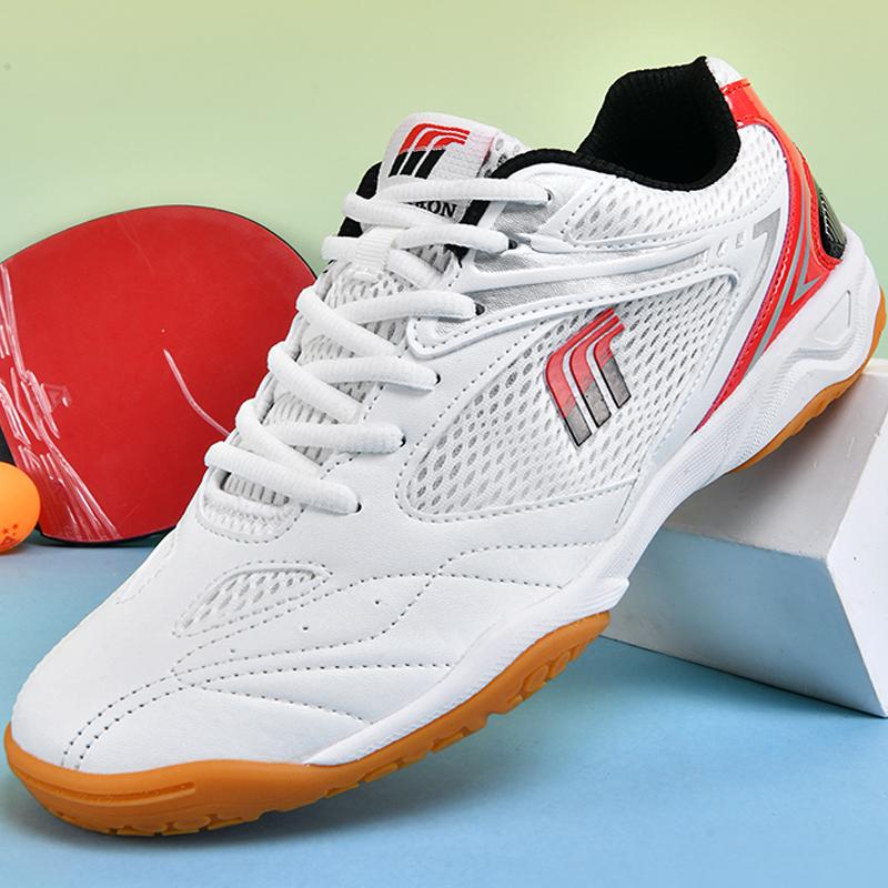 New Men's and Women's Table Tennis Shoes Lightweight Breathable Tennis Shoes Couple Outdoor Sports Non Slip Hiking Shoes Fashion