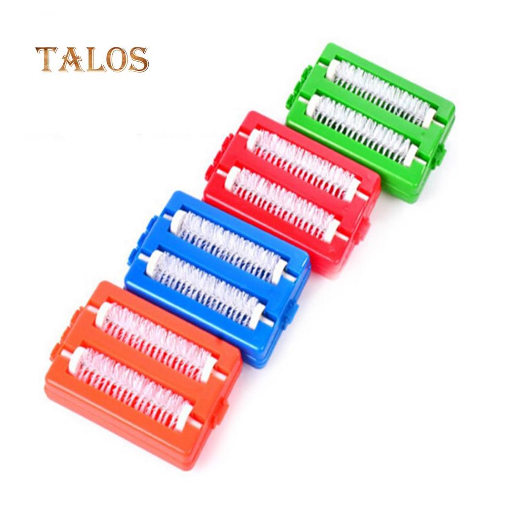 Practical Double Roller Carpet Table Sofa Dusting Cleaning Brush Cleaning Tool Bathroom Supplies