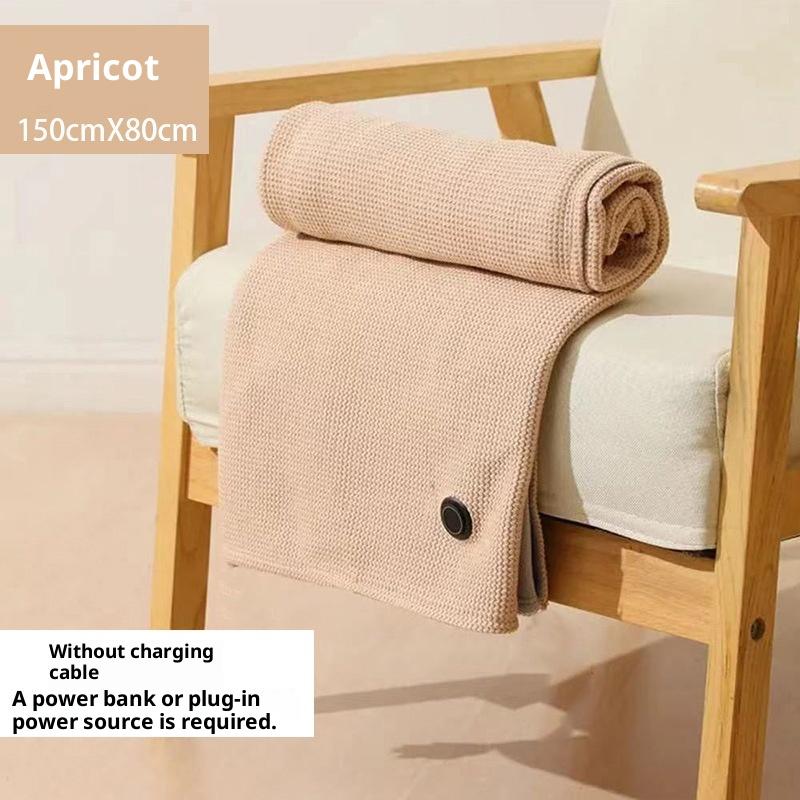 Electric Heating Blanket Warm Shawl Office Heating Blanket Washable USB Car Mounted Outdoor Thermal Blanket Adjustable 3 Levels