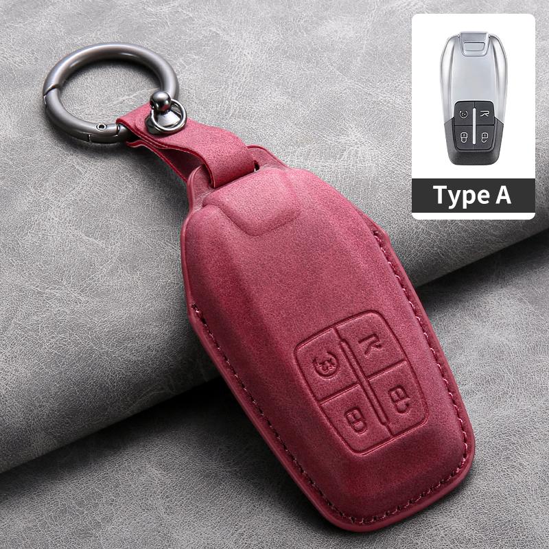 for Ferrari To Genesis Car Smart Key Case Cover Key Pack Remote Protection Sleeve Buckle Rope Special Accessories Multi Styles