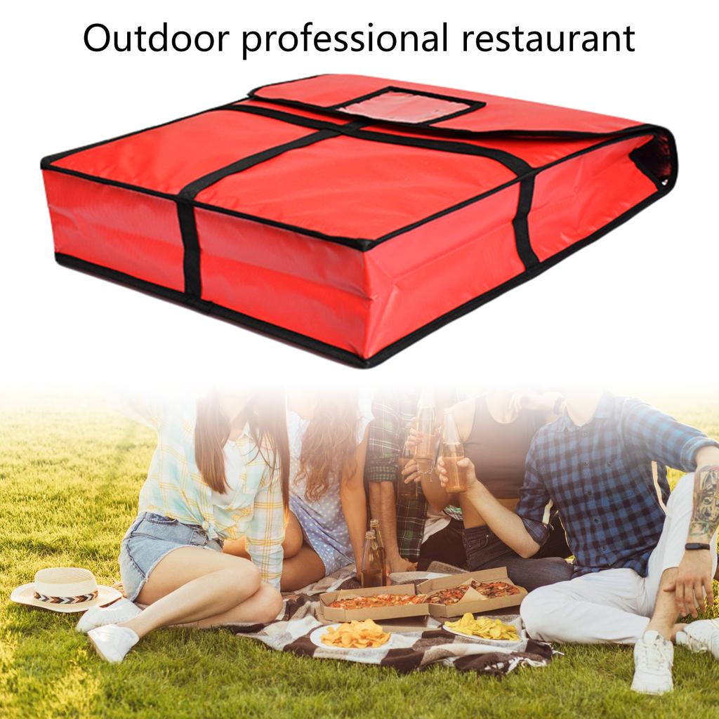 Reusable Pizza Warmer Bag with Thermal Insulation Home Accessory Convenient for Camping and Restaurant Daily Use