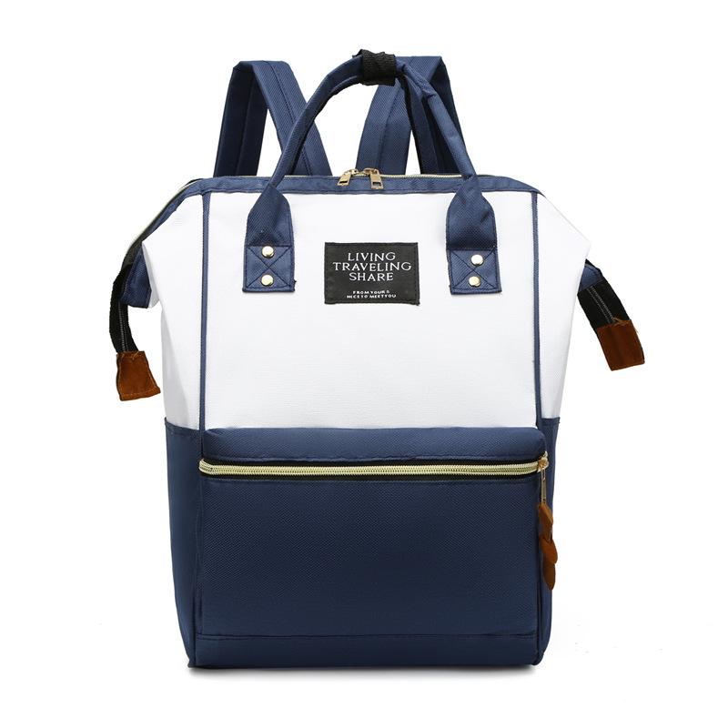 Batoh z plátna s velkým ocelovým klipem v japonském stylu pro ženy a studenty