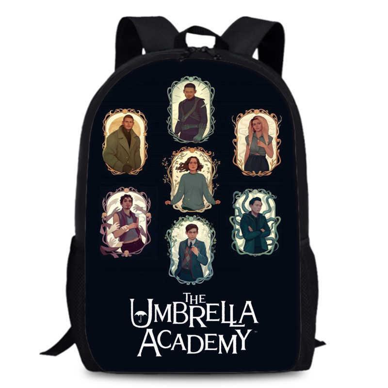 Umbrella Academy Backpack For Elementary School Stylish Durable And Breathable Oxford Cloth Design