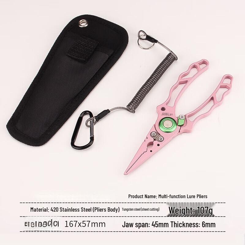 All-Steel Integrated Fishing Pliers