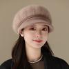 Women Autumn and Winter New Models In The Elderly Rabbit Fur Warm Knitted Cap Outdoor Riding Cold Hat