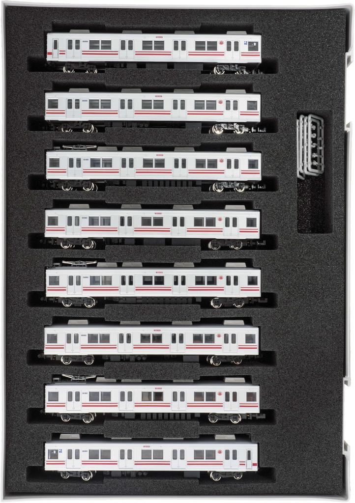 Greenmax N Gauge Tokyu Railway 8090 Series Toyoko Line Late Model 8-car Set with Motor 31950 Model Train