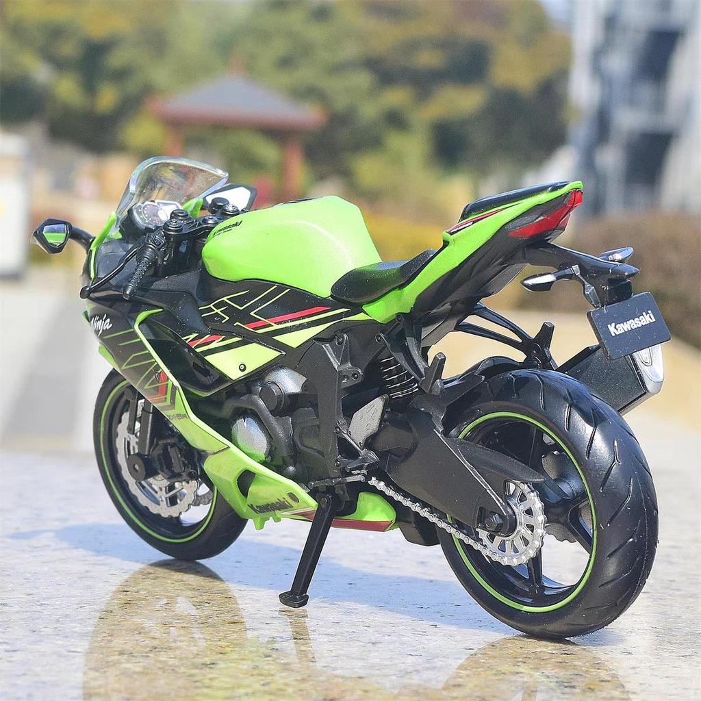 MotoGP Ninja ZX-6R Závodní motocykl Simulace Vynikající Diecast & Hračka Vozidlo RMZ city 1:12 Kovový Sběratelský Model