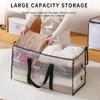 Clear PE Moving Bag with Card Slot, Large Capacity, Reinforced and Durable