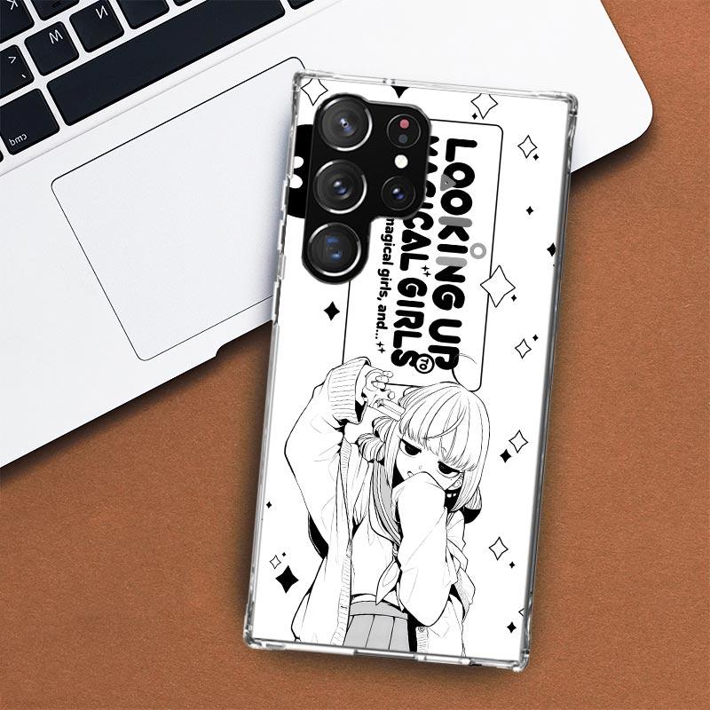 Gushing Over Magical Girls Phone Case For Samsung Galaxy S24 S23 S22 Ultra S21 S20 Fe S10 Plus S10E S9 S8 + Shell Coque