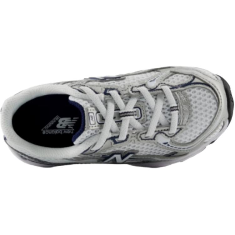New Balance 740 Bungee Lace Toddler Navy White Baby Sneakers IZ740WN