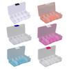 Clear Plastic Organizers For DIY Projects And Small Hardware With 10 Dividers