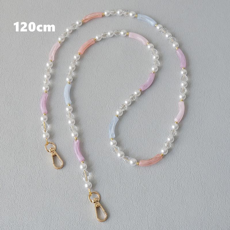New Fashion Woman Bag Accessory Detachable Candy Beaded Chains Cute Acrylic Luxury Strap Women Elegant Bag Shoulder Handle Chain