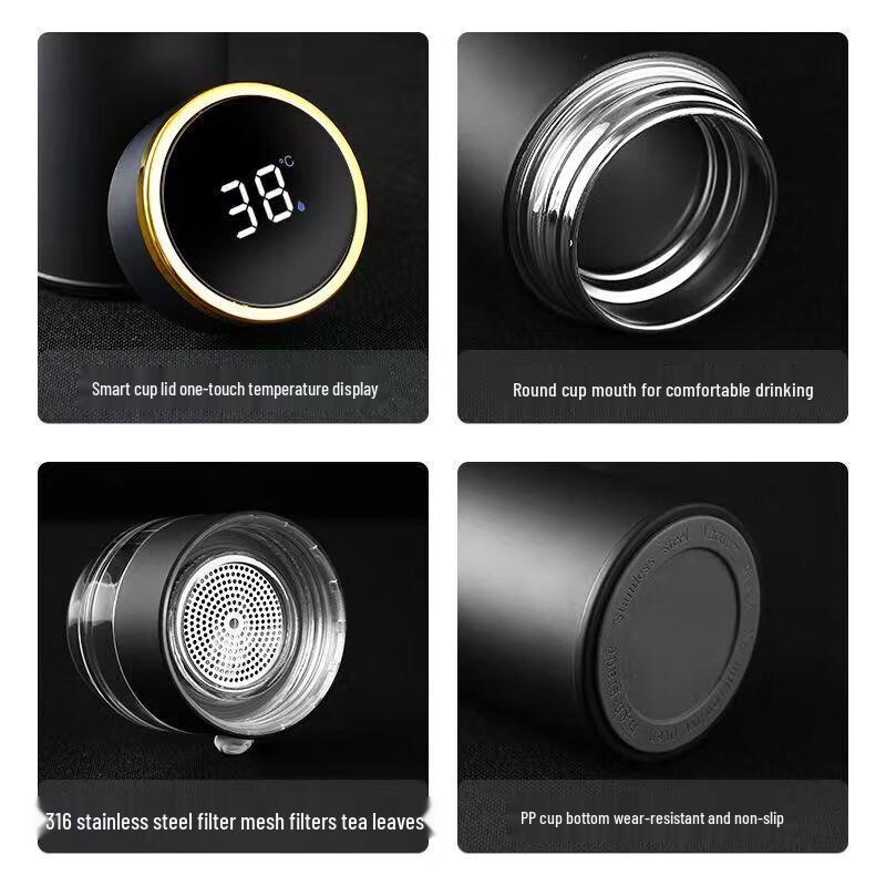 Smart Temperature Display Tea Infuser Thermos