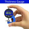 Digital Thickness Gauge 0-8mm/0.3'' Electronic Micrometer LCD Display Dial Thickness Meter for Paper/Film/Leather/Wire