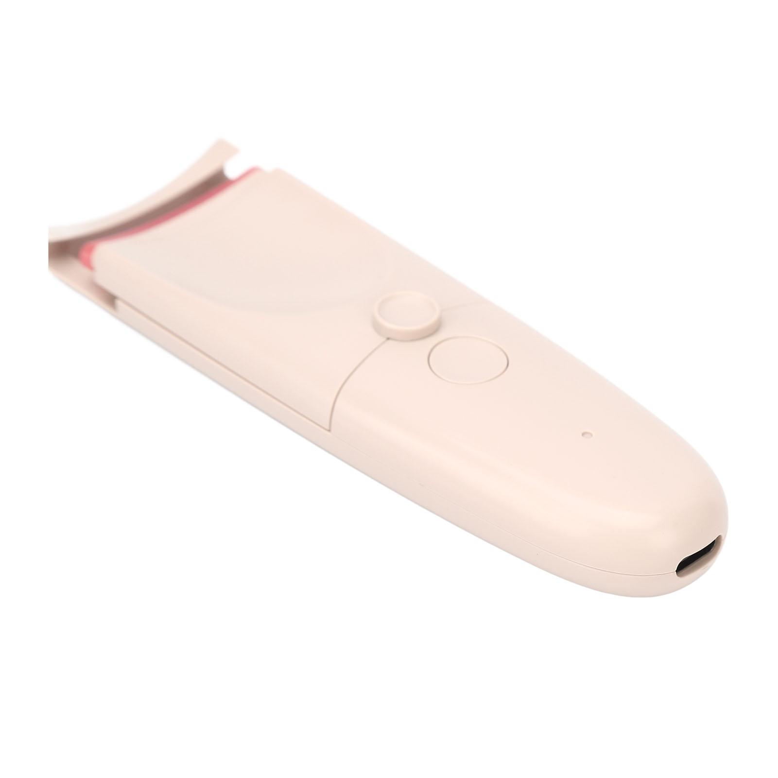 

Heated Eyelash Curler 2 Gears USB Chargeable Portable Long Lasting Electronic Lash Curler for Salon Home Apricot