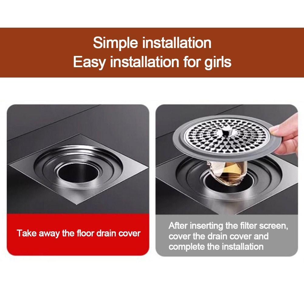 Anti-blocking Floor Drain Core Insect Prevention Basin Drain Filter  Kitchen Bathroom Accessories