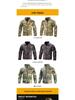 Hanye Men's Tactical Fleece Windbreaker with Stand-Up Collar for City Commuting