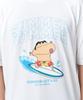 Daenkkomma Crayon Shin-Chan Surfing Time Crayon Shin-Chan Summer Short Sleeve T-Shirt