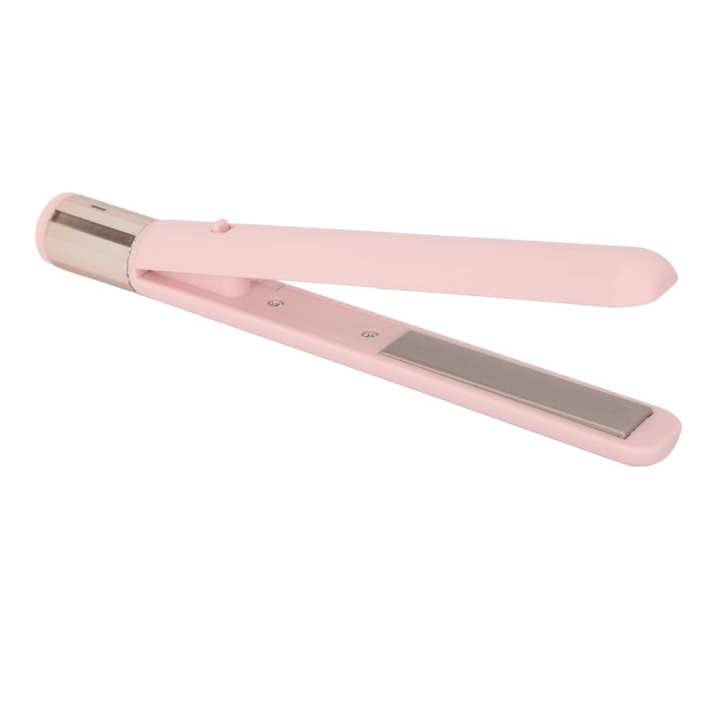 Mini Flat Iron 2 In 1 Hair Straightener USB Adjustable Temperature Small Hair Straightener Curler