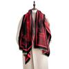New autumn and winter retro landscape imitation cashmere scarf women's high-end temperament scarf shawl