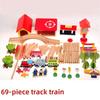 Assemble Track Wooden Building Blocks Toy For Kids With Imaginative Play