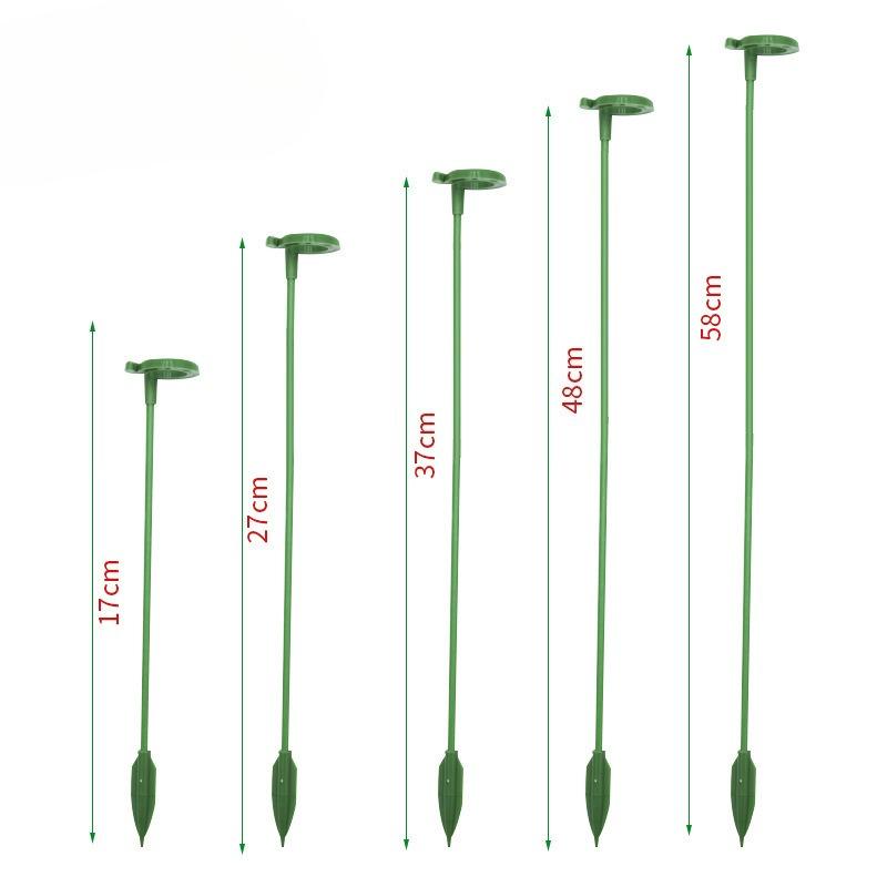 10PCS Shaped Support Pole Flower Rack Bracket, Fixed Anti Lodging And Leaf Protection Frame For Potted Plants And Flowers, Stable And Durable