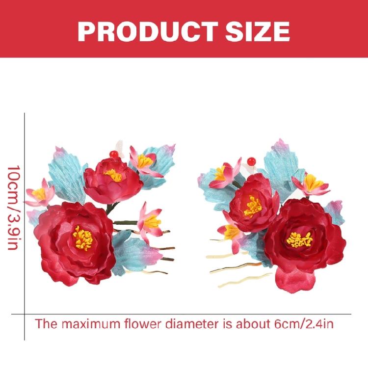 Beautiful Hairpin Chinese Traditional Costume Flower Hanbiuk Cosplay