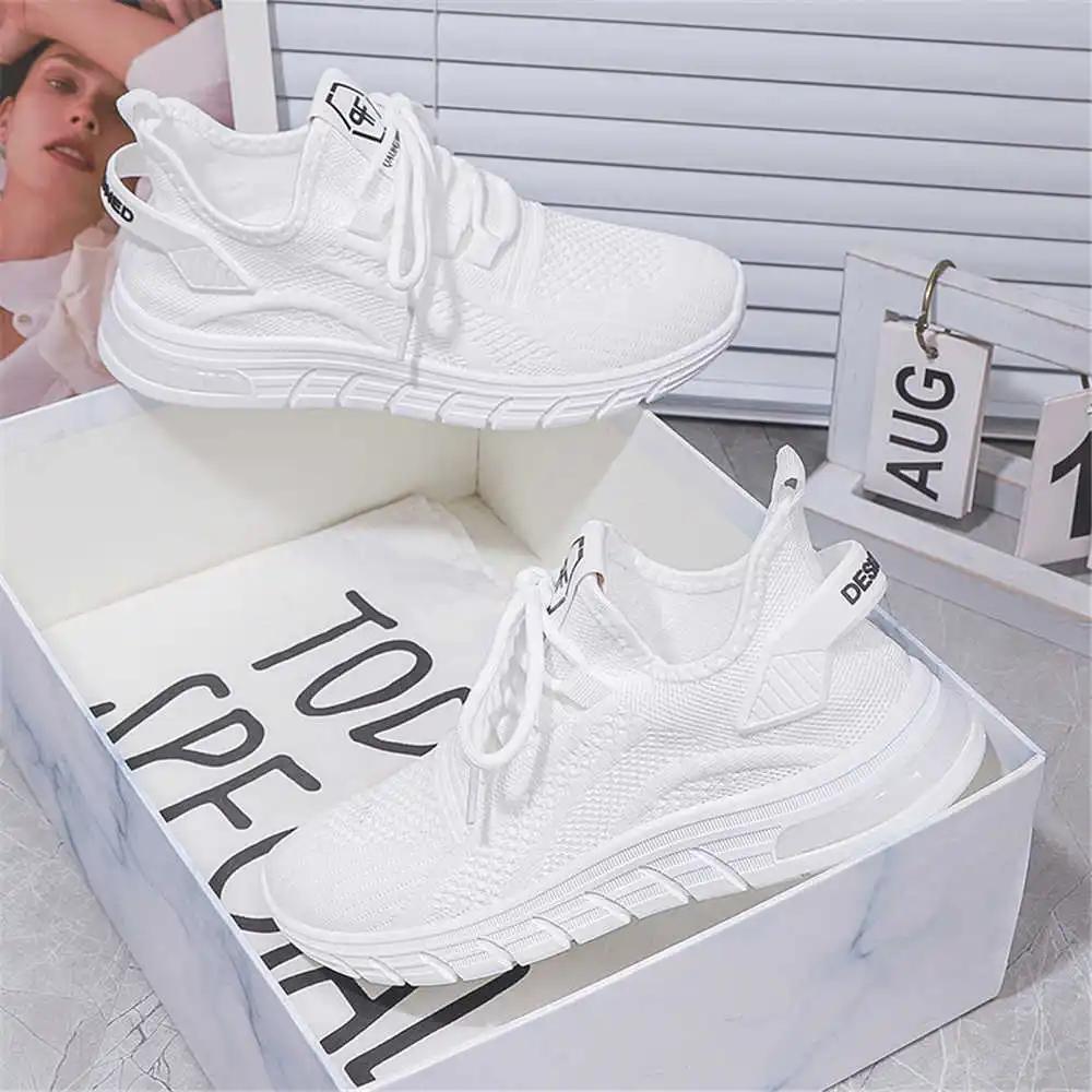 Fashion 37-38 35-39 Sneakers Spring Woven Training Shoes Woman Women's Boots Spring Sports Trendy Seasonal Tenisse Footwears