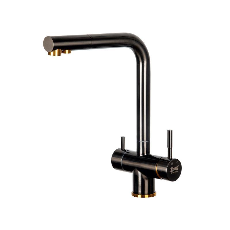 

Смеситель для кухни Zorg Sanitary Szr-7039 Br графит