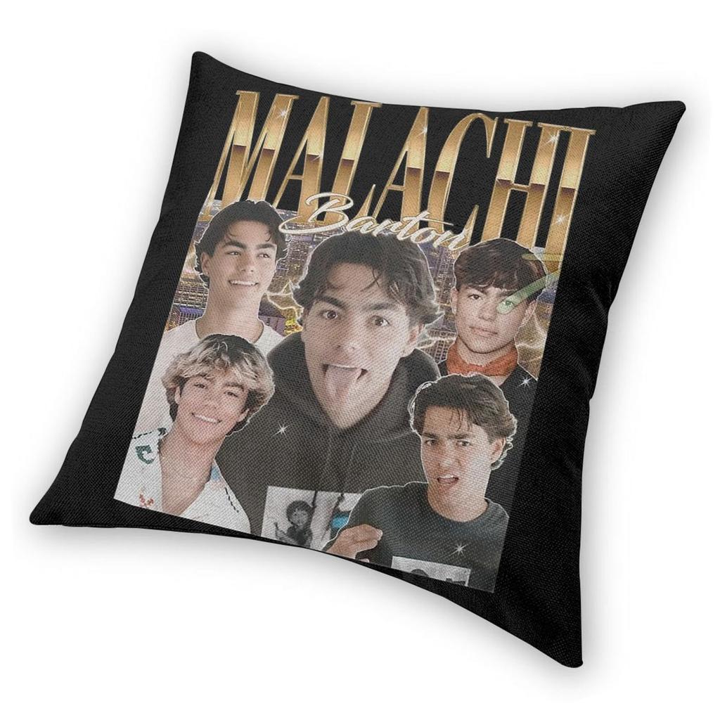 Malachi Barton Pillowcase Printed Polyester Cushion Cover Decor Throw Pillow Case Cover Home Zippered 40X40cm