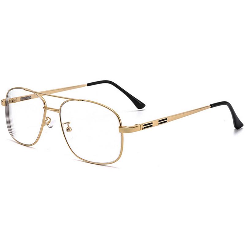 

Очки из сплава для мужчин, большие квадратные очки для коррекции зрения, женские металлические оптические очки 2256 SPH 0 -0,5 -0,75 -1,0 ДО -6,0 Myopia -550