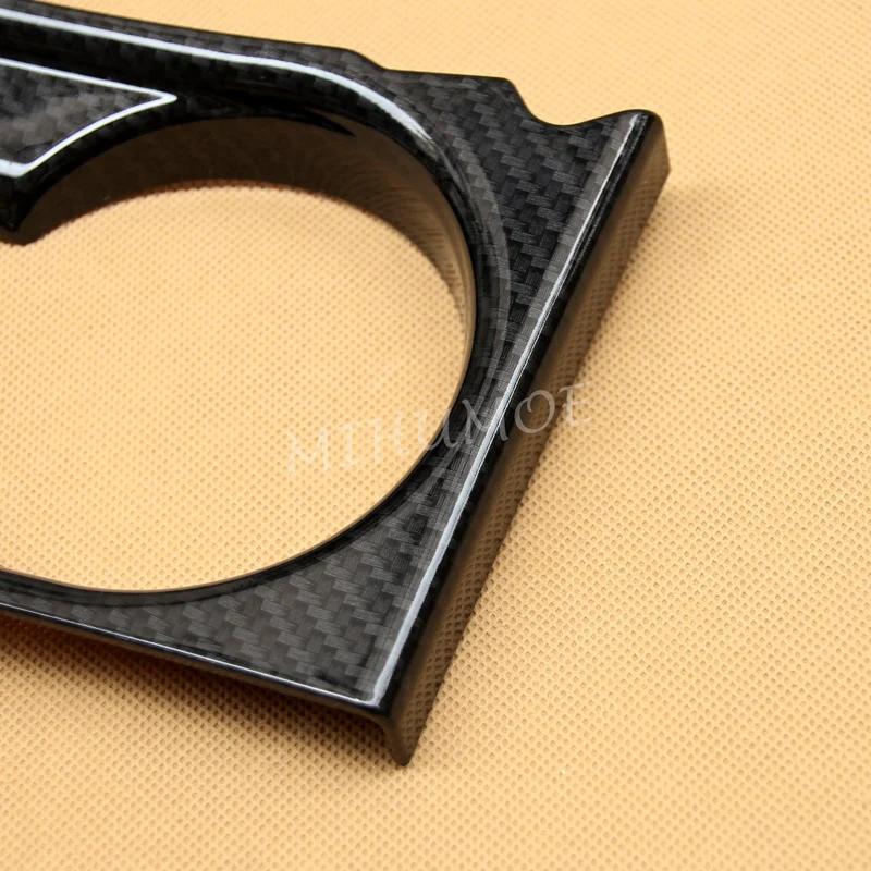 Interior Cup Holder Surround Cover Decoration For 2017-2025 Mazda CX-5 KF Carbon Fiber Car Styling
