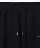 Peopeupeopeudebteu Side Pleats Wide String Sweat Pants Black