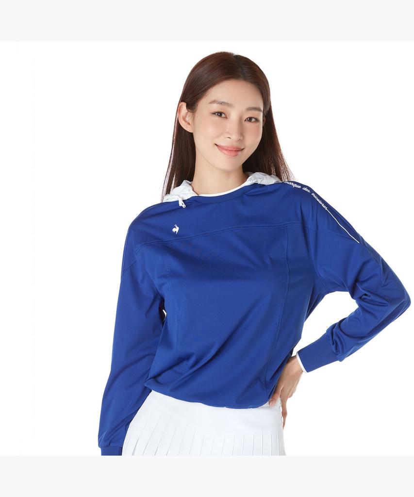 LECOQ GOLF Women'S Solid Detachable Hooded Round T-Shirt (Gp322Lrl81)